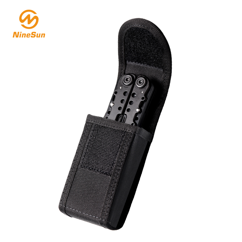 Petite gaine pour couteau pliant en nylon noir